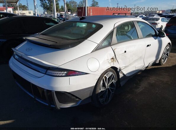 KMHM34AA2SA083267 2025 HYUNDAI IONIQ 6 White უკანა მარჯვენა