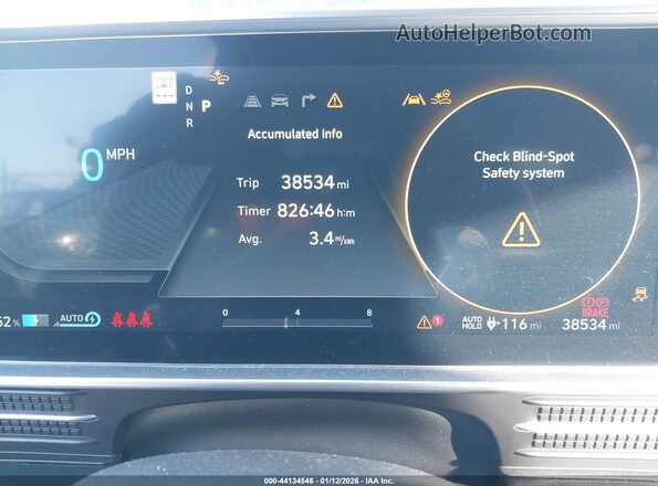 KMHM34AA3RA080064 2024 HYUNDAI IONIQ 6 Silver Հետևի նստատեղերի տեսք