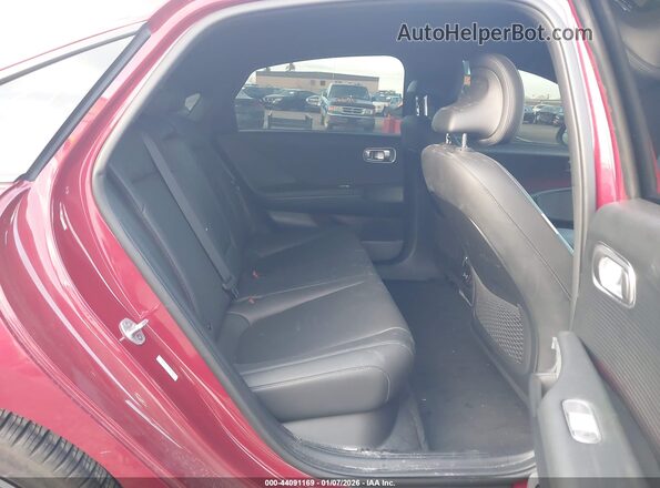 KMHM34AC3PA037553 2023 HYUNDAI IONIQ 6 Red Vista de la etiqueta del VIN