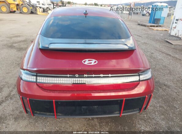 KMHM34AC3PA037553 2023 HYUNDAI IONIQ 6 Red 
