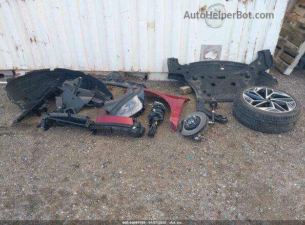KMHM34AC3PA037553 2023 HYUNDAI IONIQ 6 Red Vista del cuadro de instrumentos