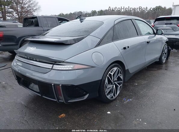 KMHM34AC4RA076932 2024 HYUNDAI IONIQ 6 Gray Tył prawy