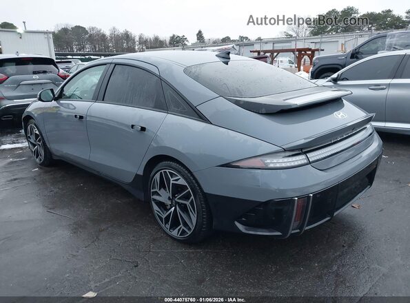 KMHM34AC4RA076932 2024 HYUNDAI IONIQ 6 Gray Tył lewy