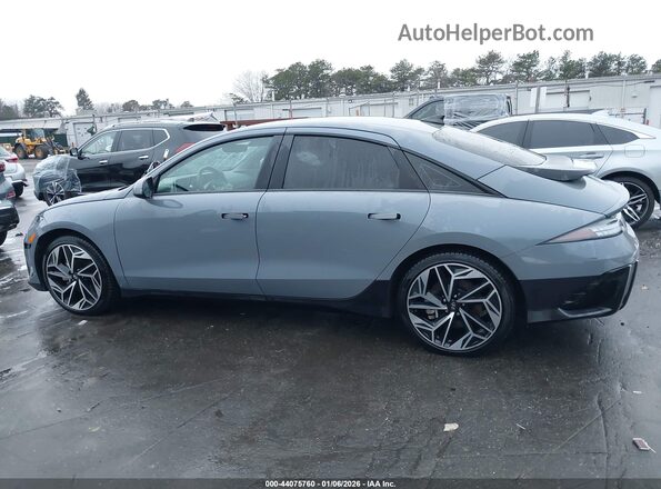 KMHM34AC4RA076932 2024 HYUNDAI IONIQ 6 Gray Widok wnętrza 360 stopni