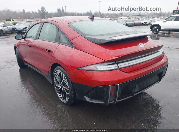 KMHM34AC6PA023629 2023 HYUNDAI IONIQ 6 Red Tył lewy