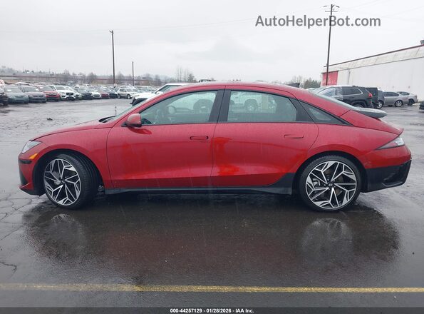 KMHM34AC6PA023629 2023 HYUNDAI IONIQ 6 Red Widok wnętrza 360 stopni