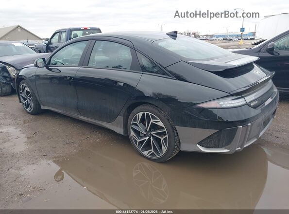 KMHM34AC7PA022392 2023 HYUNDAI IONIQ 6 Черный Задняя левая четверть