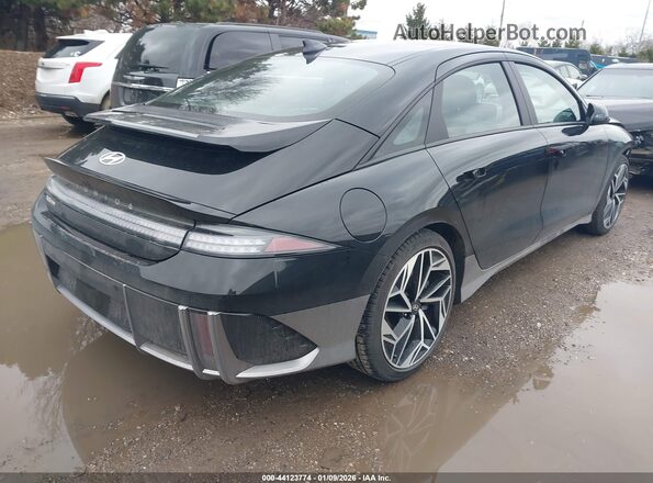 KMHM34AC7PA022392 2023 HYUNDAI IONIQ 6 Черный Задняя правая четверть