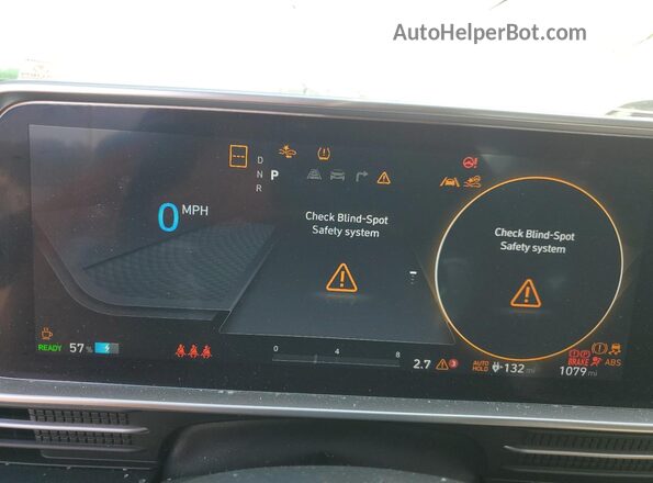 KMHM34AC9SA085471 2025 HYUNDAI IONIQ Silver Instrument cluster view