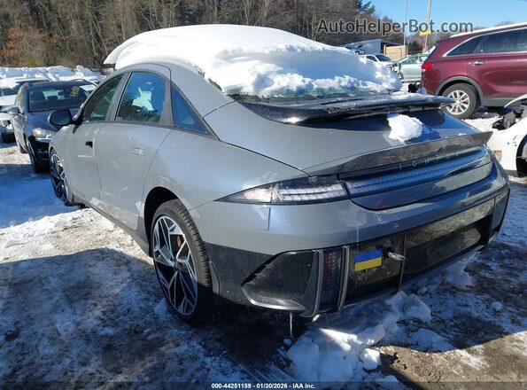 KMHM34ACXRA076479 2024 HYUNDAI IONIQ 6 Gray Rear left