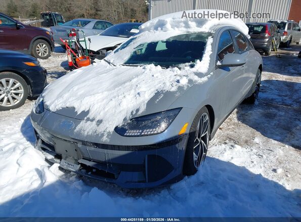 KMHM34ACXRA076479 2024 HYUNDAI IONIQ 6 Gray Front left