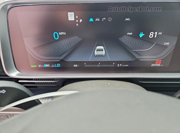 KMHM54AC8RA077172 2024 HYUNDAI IONIQ Silver Vista del cuadro de instrumentos