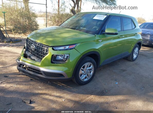 KMHRB8A30RU323264 2024 HYUNDAI VENUE Зеленый Передняя левая четверть