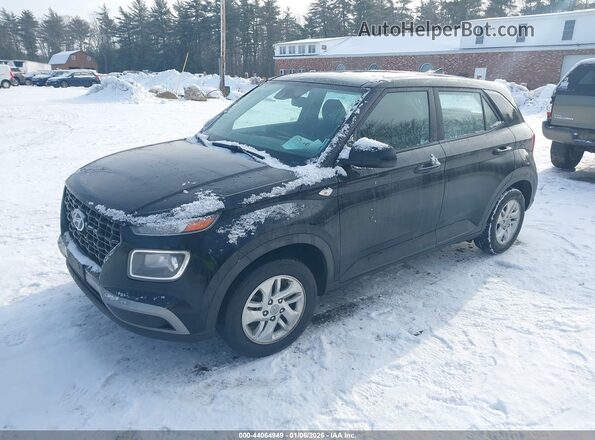 KMHRB8A32MU084485 2021 HYUNDAI VENUE Black Передня ліва чверть