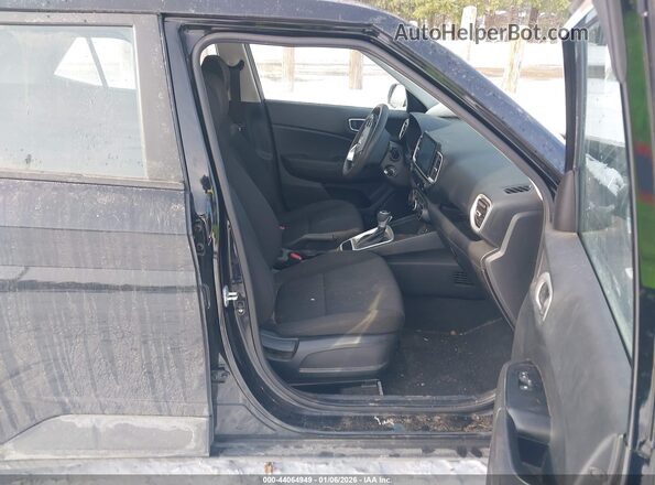KMHRB8A32MU084485 2021 HYUNDAI VENUE Black Вид салону спереду