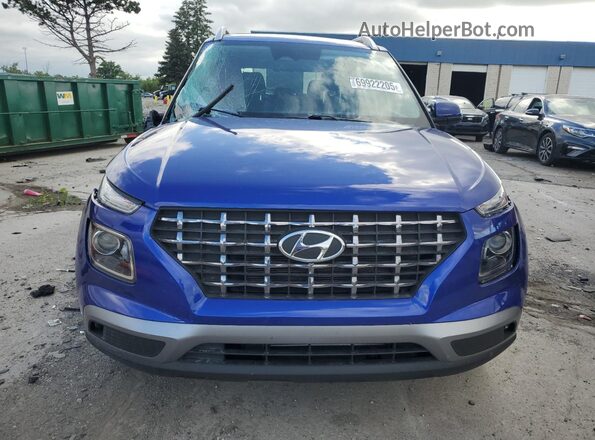 KMHRC8A30RU322368 2024 HYUNDAI VENUE Blue Դիմացի տեսք