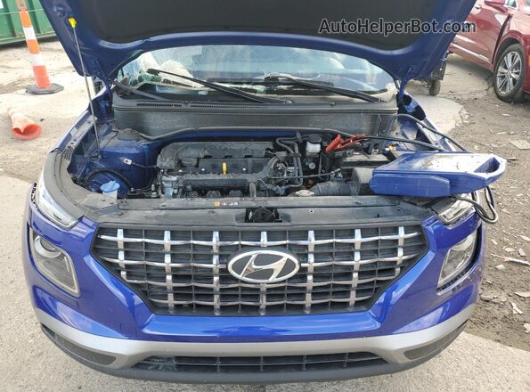 KMHRC8A30RU322368 2024 HYUNDAI VENUE Blue Սալոնի հետևի տեսք