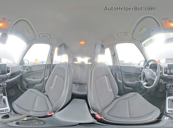 KMHRC8A31NU185046 2022 HYUNDAI VENUE Gray Widok wnętrza 360 stopni