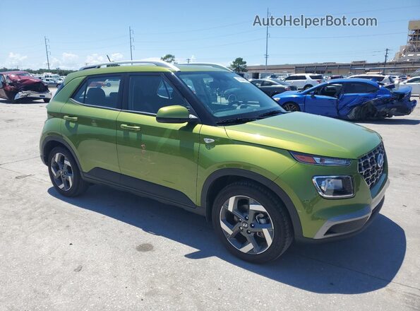 KMHRC8A31RU331984 2024 HYUNDAI VENUE Green Front right