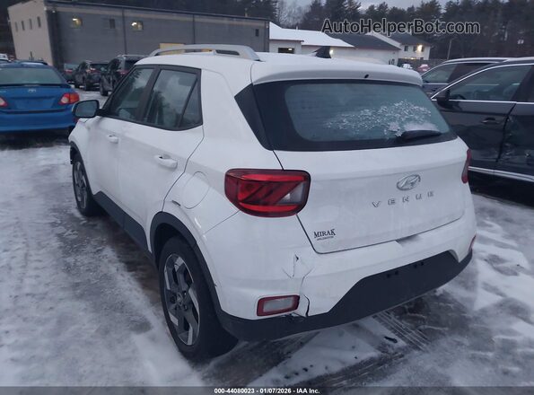 KMHRC8A32NU206258 2022 HYUNDAI VENUE White Հետևի ձախ