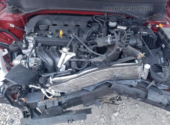 KMHRC8A33NU197862 2022 HYUNDAI VENUE Red Vista del compartimento del motor