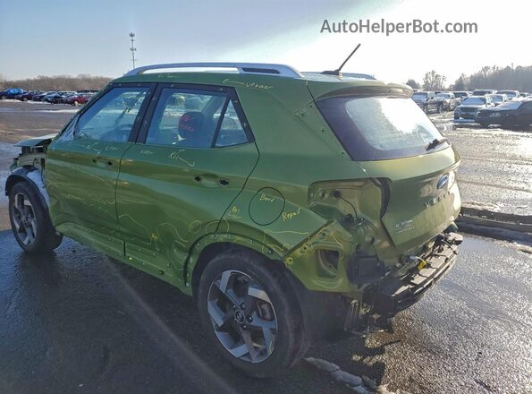KMHRC8A34PU256615 2023 HYUNDAI VENUE Green Trasero izquierdo