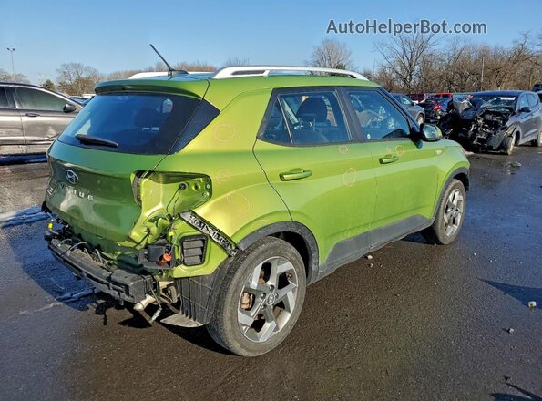 KMHRC8A34PU256615 2023 HYUNDAI VENUE Green Trasero derecho