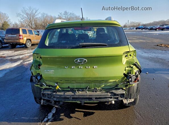 KMHRC8A34PU256615 2023 HYUNDAI VENUE Green Vista trasera