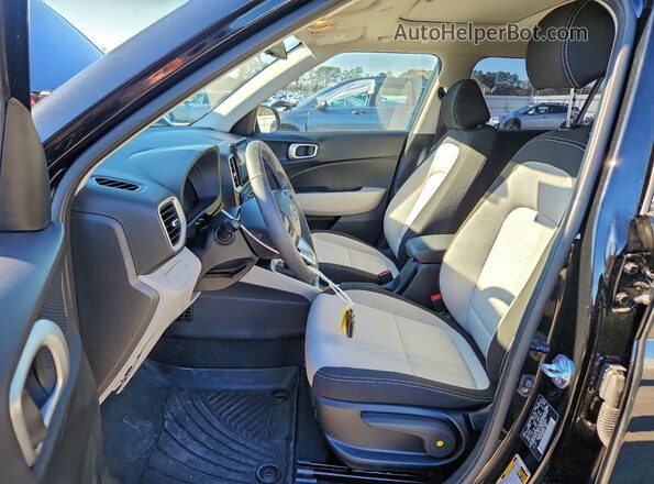 KMHRC8A34SU360613 2025 HYUNDAI VENUE Black Սալոնի դիմացի տեսք
