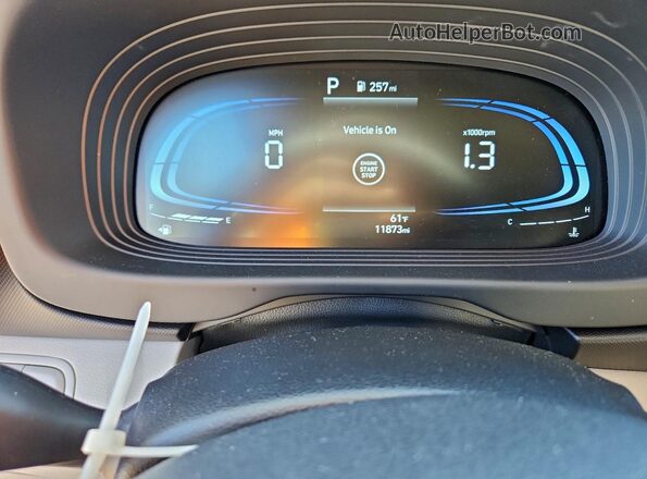 KMHRC8A34SU360613 2025 HYUNDAI VENUE Black Սարքավորումների վահանակի տեսք