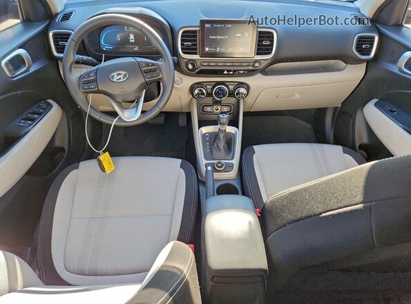 KMHRC8A34SU360613 2025 HYUNDAI VENUE Black Առջևի վահանակի տեսք
