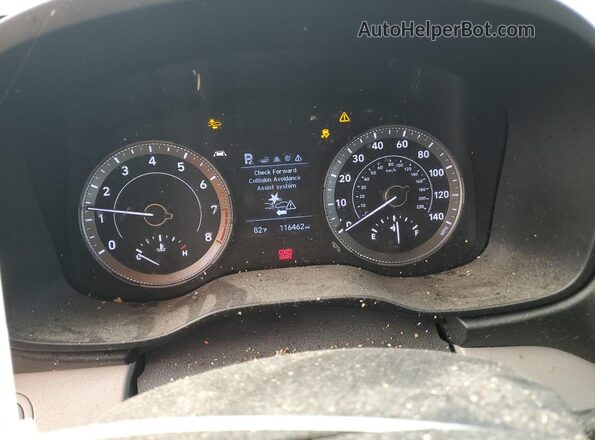 KMHRC8A36MU063927 2021 HYUNDAI VENUE White Widok zestawu wskaźników