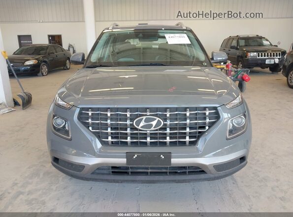 KMHRC8A37MU114285 2021 HYUNDAI VENUE Gray ხელსაწყოთა პანელის ხედი