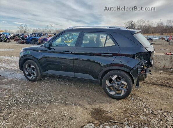 KMHRC8A38RU330041 2024 HYUNDAI VENUE Black უკანა მარცხენა