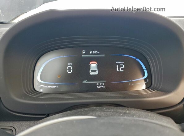 KMHRC8A38RU330041 2024 HYUNDAI VENUE Black ხელსაწყოთა პანელის ხედი