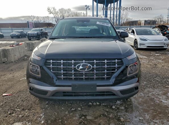 KMHRC8A38RU330041 2024 HYUNDAI VENUE Black წინა ხედი