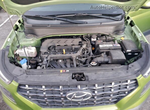 KMHRC8A39MU072802 2021 HYUNDAI VENUE Green უკანა სალონის ხედი