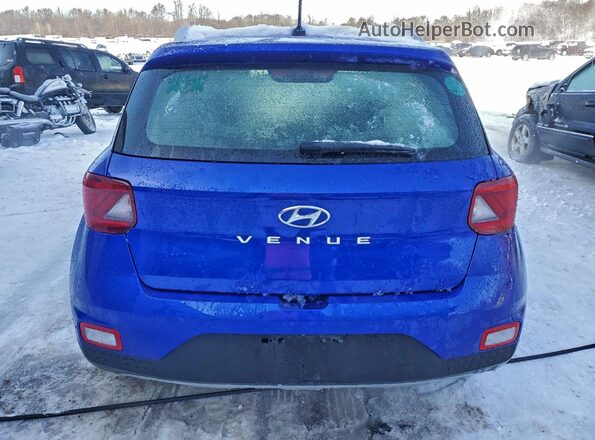 KMHRC8A39PU278609 2023 HYUNDAI VENUE Blue Widok z tyłu