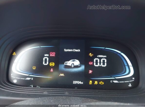 KMHRC8A39RU341470 2024 HYUNDAI VENUE Blue Vista de los asientos traseros