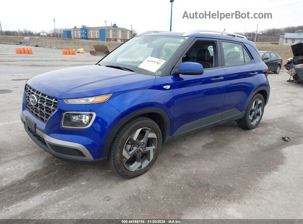 KMHRC8A39RU341470 2024 HYUNDAI VENUE Blue Vista tres cuartos delantera izquierda