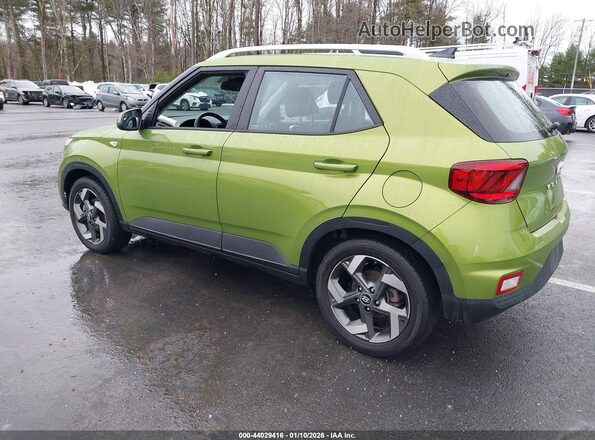 KMHRC8A3XMU098227 2021 HYUNDAI VENUE Green Rear left