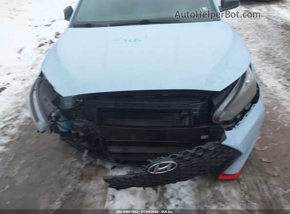 KMHT36AH0MU009075 2021 HYUNDAI VELOSTER N Blue Vista del cuadro de instrumentos