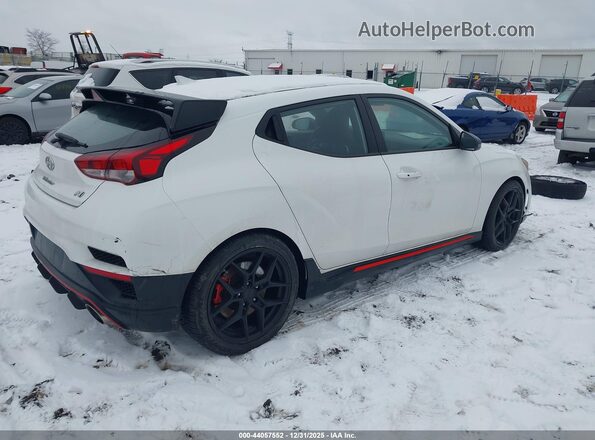 KMHT36AH3MU010527 2021 HYUNDAI VELOSTER N White Rear right