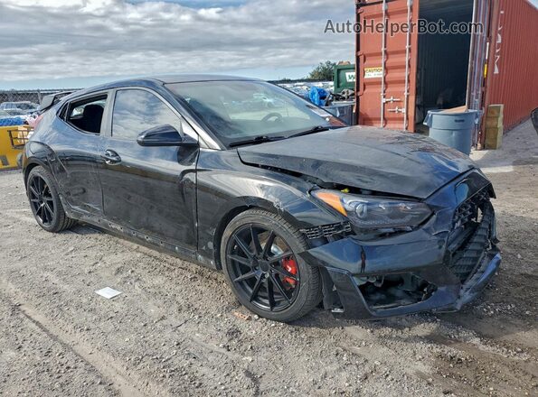 KMHT36AHXLU003704 2020 HYUNDAI VELOSTER Black Передня права чверть