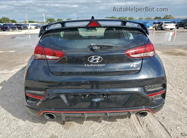 KMHT36AHXLU003704 2020 HYUNDAI VELOSTER Black Вид ззаду