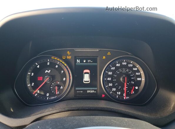 KMHT36AHXNU015029 2022 HYUNDAI VELOSTER White Սարքավորումների վահանակի տեսք