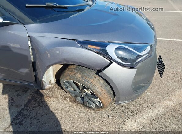 KMHTC6AD3GU289026 2016 HYUNDAI VELOSTER Серый Вид спереди