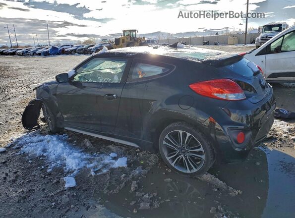 KMHTC6AE0GU303165 2016 HYUNDAI VELOSTER Black Rear left