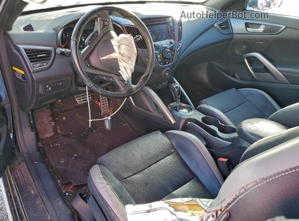 KMHTC6AE0GU303165 2016 HYUNDAI VELOSTER Black Dashboard view