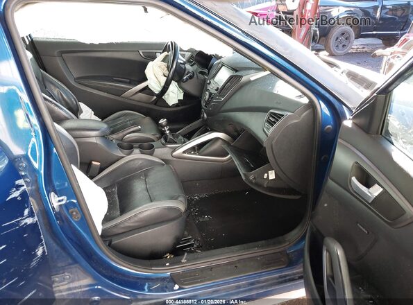 KMHTC6AE6GU291992 2016 HYUNDAI VELOSTER Blue Սալոնի դիմացի տեսք